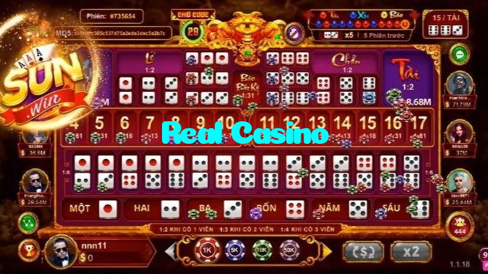 Real Casino casino presented on mobile device in Pakistan with slots and live games